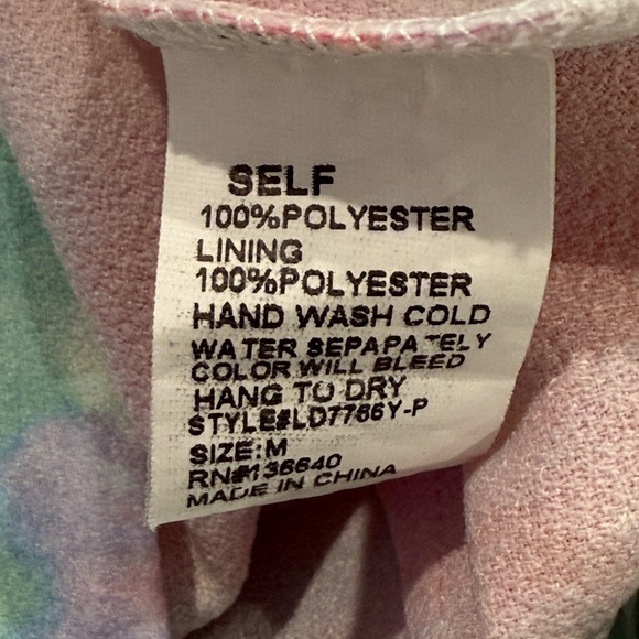 L'Atiste by Amy Watercolor Cutout Mini Dress - Picture 6 of 6